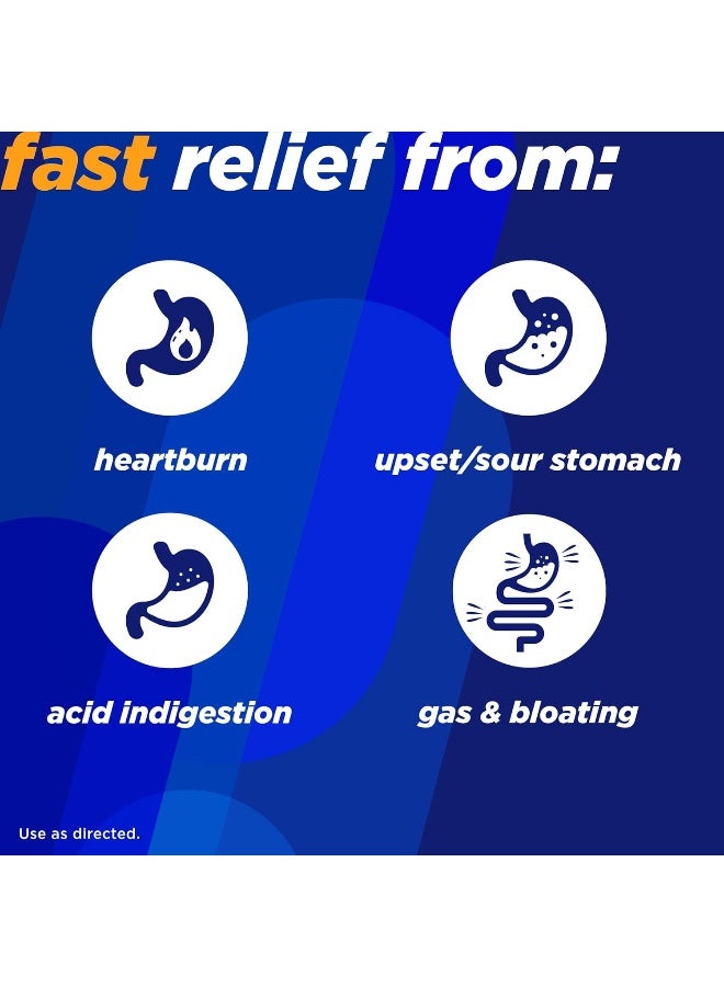 Alka-Seltzer Heartburn Relief and Gas Relief Chews Antacid Tablets for Acid Indigestion Bloating and Pressure, 180 Count, Tropical Punch - Image 4